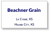 Beachner Grain La Cygne, KS Mound City, KS