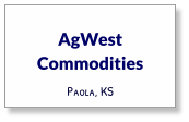 AgWest Commodities Paola, KS