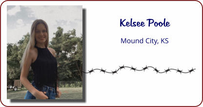 Kelsee Poole Mound City, KS