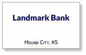 Landmark Bank Mound City, KS