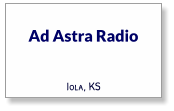 Ad Astra Radio Iola, KS