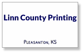 Linn County Printing Pleasanton, KS